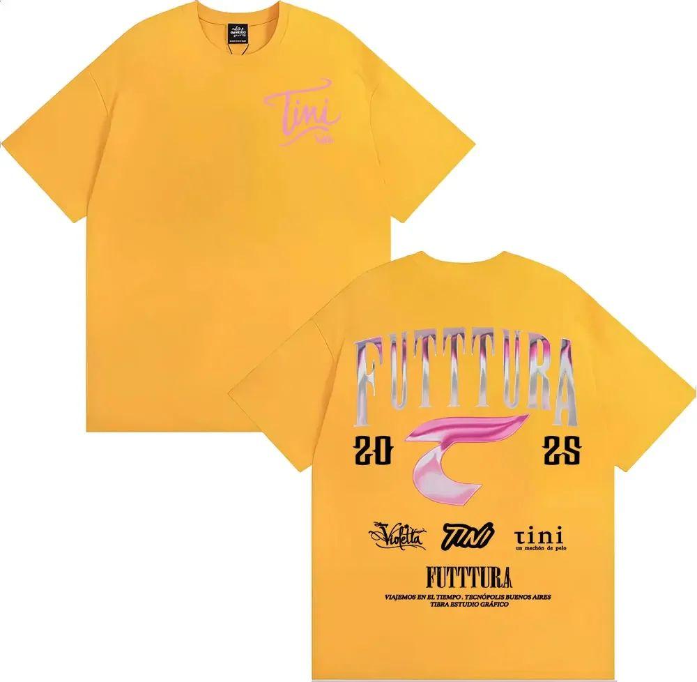 Fashion Hip Pop T Shirts RFUTTURA 20 Graphic TShirt Dark Gray Print Cotton Short Sleeve Tini Violetta Streetwear Top Unisex