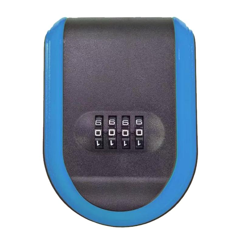 Magnetic Key Storage Solution Waterproof Magnetic Key Safe with 4 Digit Code for Home, Garage, and Office Security