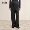 LESS Women's Straight-Leg Wool Blend Trousers