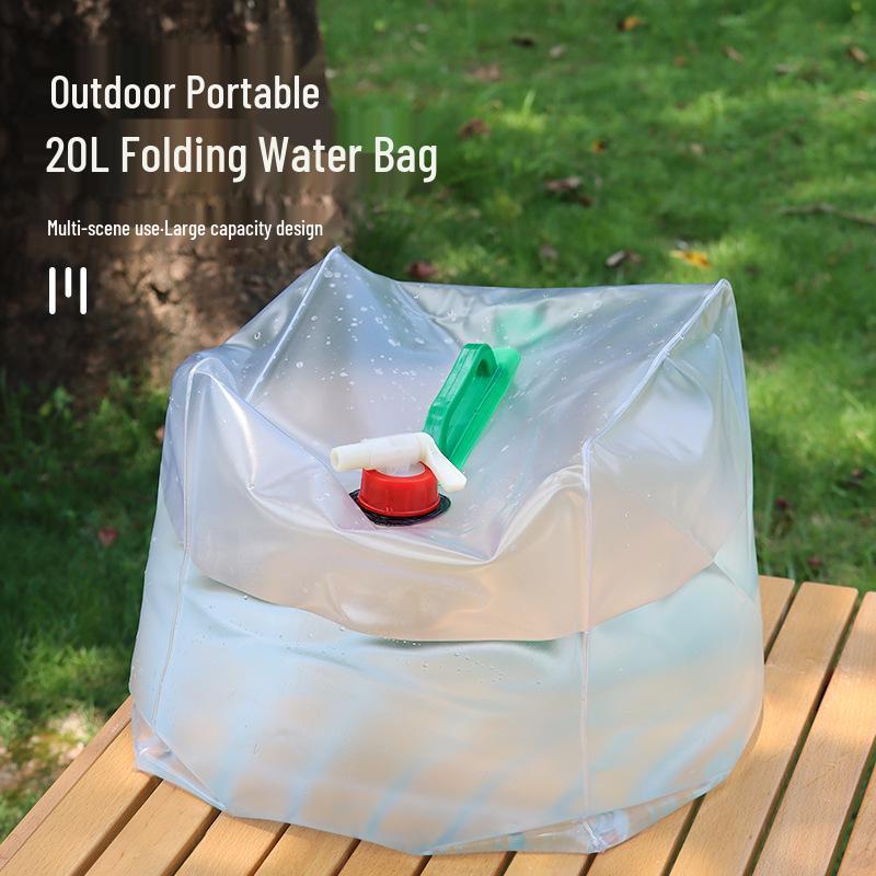 

20L Portable Folding Water Bag for Outdoor Camping & Travel 20L Foldable Water Bag белый