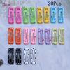 20 Colorful Polka Dot Hair Clips for Girls & Babies - Small BB Clips & Hairpins