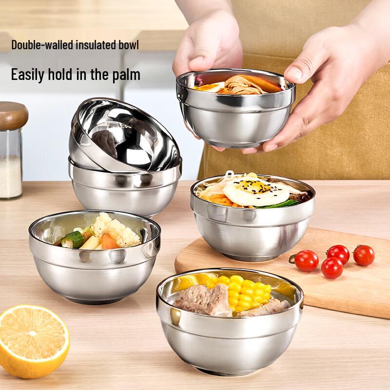 JD Home 304 Stainless Steel Insulated Bowl Set