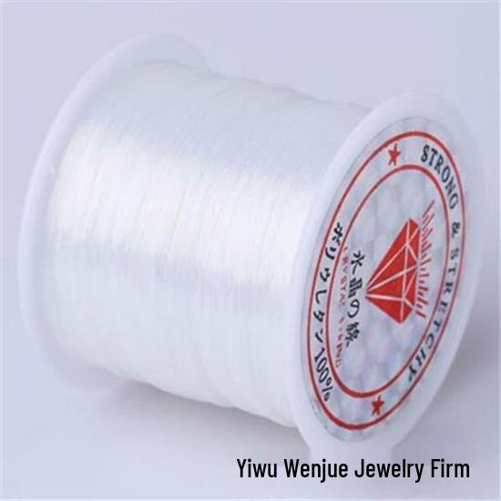 Elastic Cord for Round Crystal Buddhist Beads: Bracelet, Necklace, and Jade Beading String.