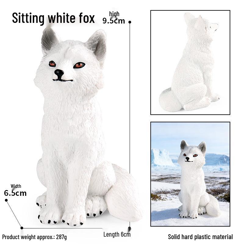 Realistic Arctic Animal Toy Set - Polar Figure Birthday Gift & Cake Decoration
