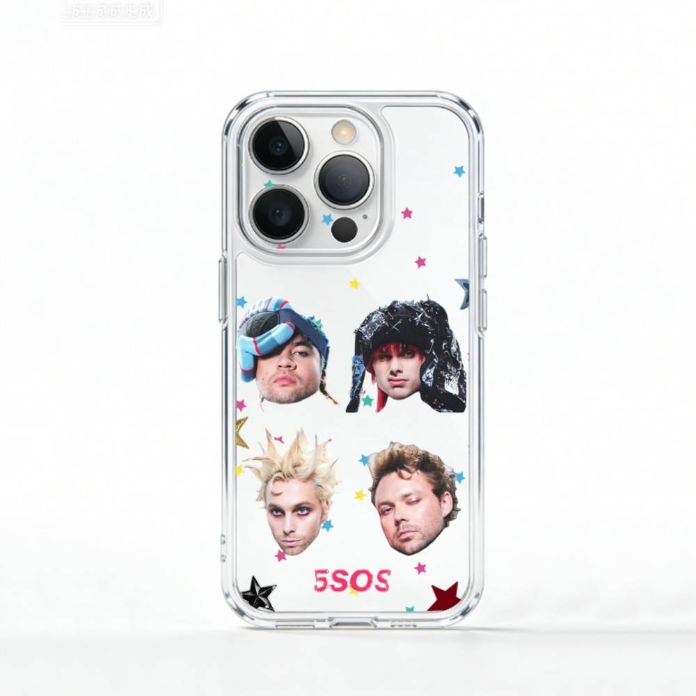 5 S-Seconds of S-Summer Band    Phone Case For iPhone 17 16 15 14 13 12 11 Mini Pro Max Plus Transparent Cover
