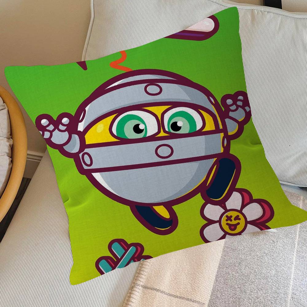 Anime Smeshariki carino Cuscino Copricuscino Federa Soggiorno Divano Arredamento Casa Personalizzato