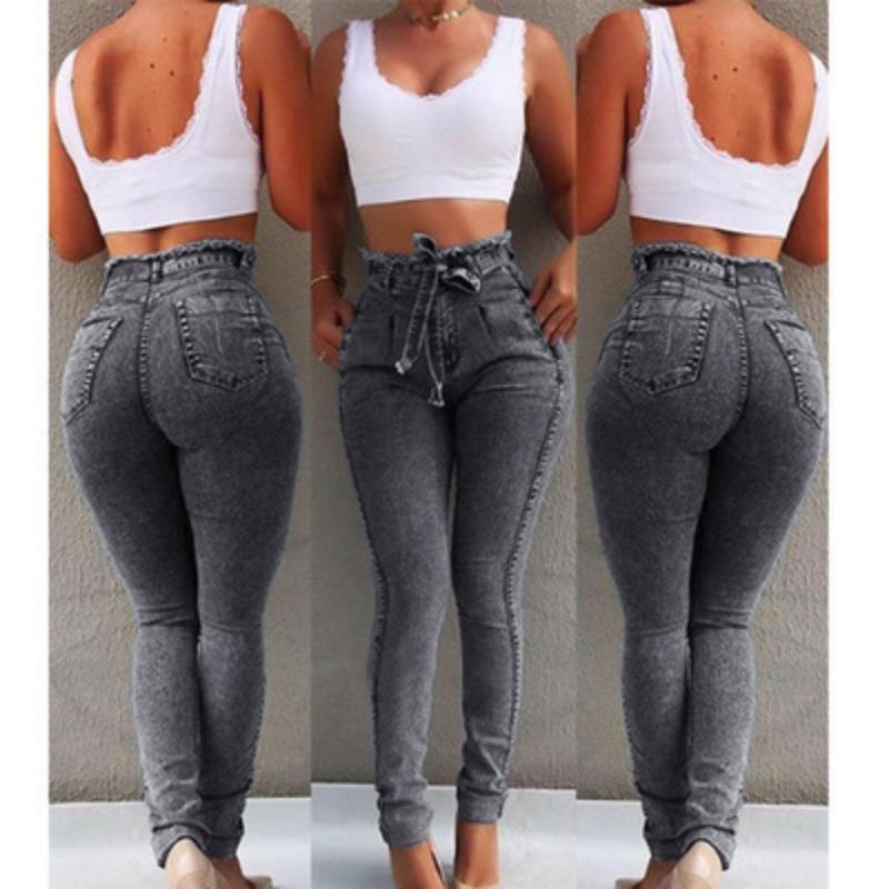 Summer Streetwear Plus-size Trendy Cotton Women's Jeans Are Trendy