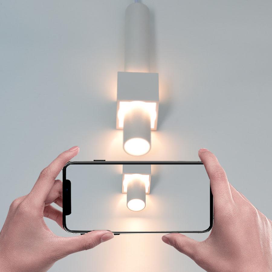 Long Tube Pendant Light Bedroom Bedside Hanging Light Black White Pendant Lamps Bar Cafe Droplight Suspension Light