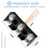 Practical Replacement Screw Type Terminal Connector For Oven Electrical Repair With 10 Heat Shrink Tubes 5 Cable Lugs