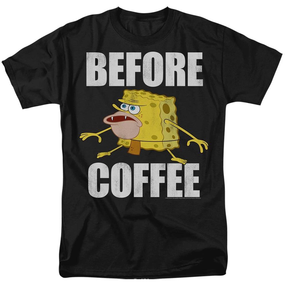 SpongeBob SquarePants - Before Coffee Meme - Men Children s T-shirt 150