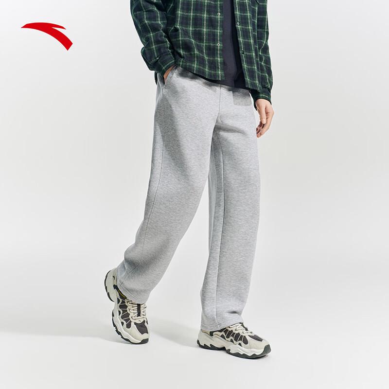 Anta Men's American-Style Loose-Fit Straight Leg Knit Casual Pants
