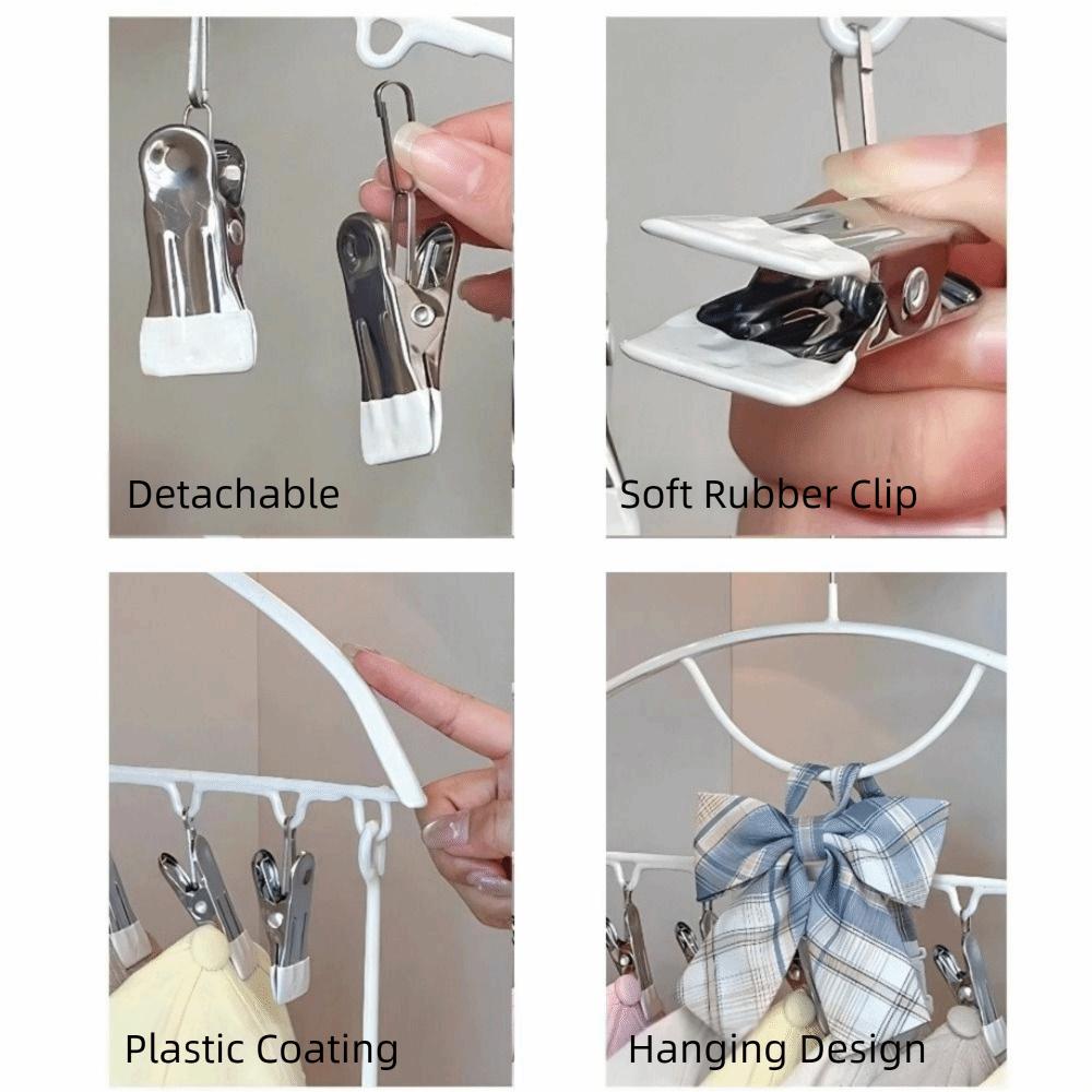 Large Capacity Socks Drying Rack 18 Clips Multi-clip Sock Drying Hanger  Household