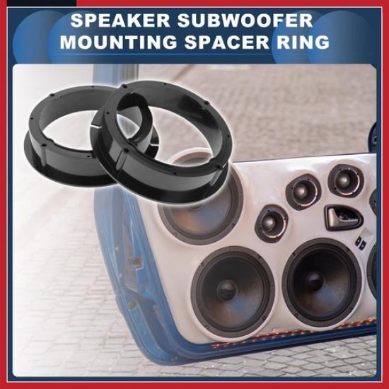 Speaker Spacer Ring Tweeter Speaker Spacer Adaptor for Volkswagen for 6.5" 2Pc