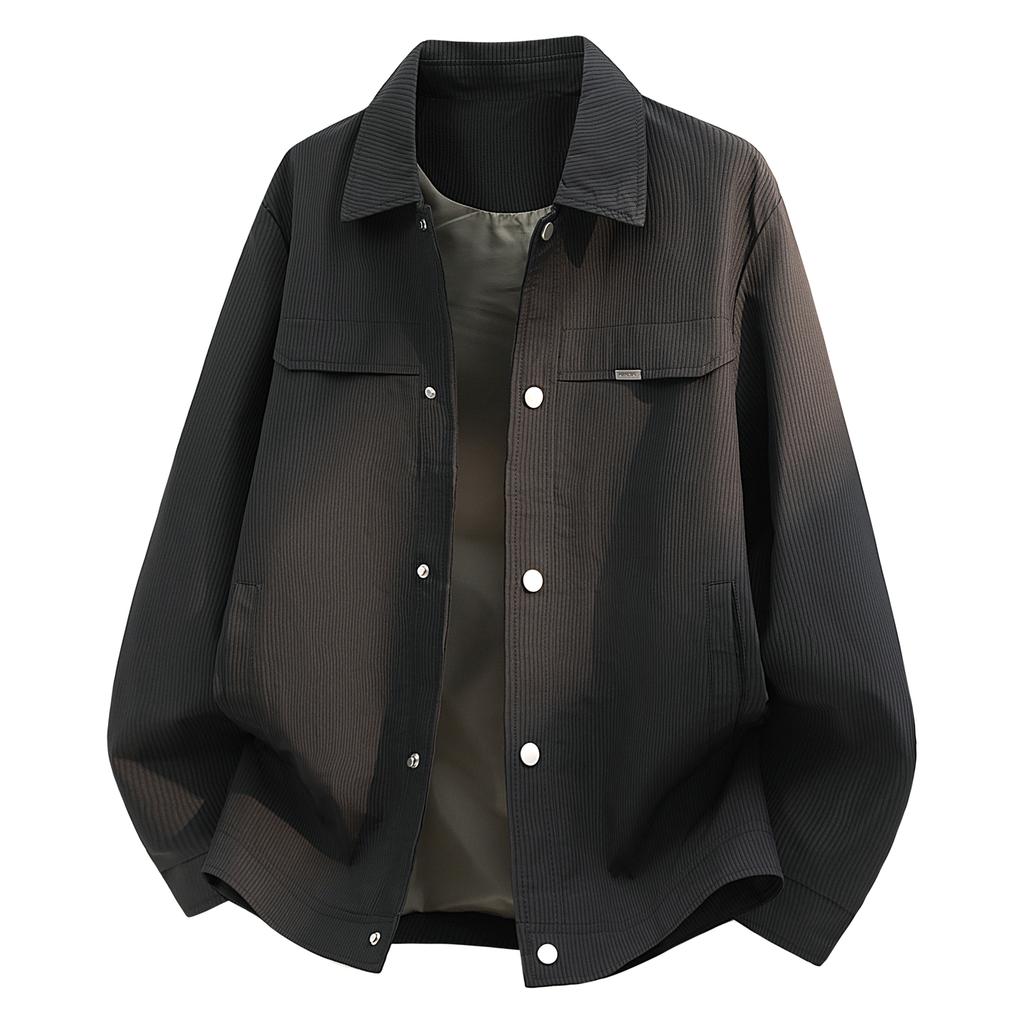 Casual Jacket Outdoor Workwear Lapel Jacket Jacket Men's Lapel Corduroy Simple Jacket Top