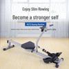 Hydraulic Resistance Foldable Rowing Machine for Indoor Fitness