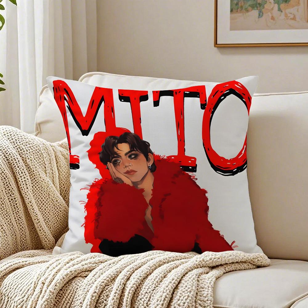 Pop Art Star D-Dpr I-Ians Saint Cushion Cover Linen Pillowcase Soft For Sofa Bed Home Room Decor