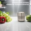 Refrigerator Odor Eliminator Stainless Steel Deodorizer, Long-Lasting Eliminator, Nano-Catalytic Food Freshness Keeper Removal Tool for Kitchen