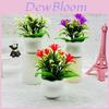 Artificial Orchid Plant With Plastic Pot For Wedding Decor And Hotel Ornamentation