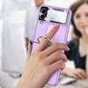 Fashion Lens Glass +Ring Case For Samsung Galaxy Z Flip 3 5g Cover Anti -Knock Luxury Cases For Flip3