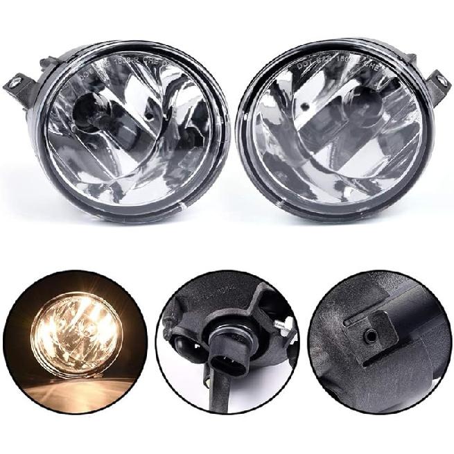 G-PLUS Front Bumper Fog Light W/Blubs Compatible With Ford Focus S SE ST Titanium 2015-2018/ Focus SEL 2017-2018 F1EZ15200A F1EZ15201A Driving Fog