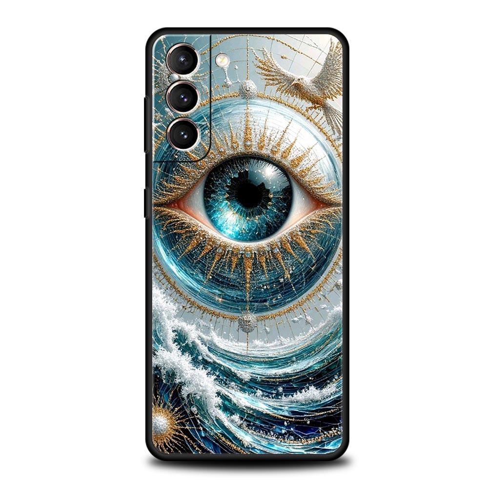 Fashion Eyelashes Eyes Phone Case for Samsung Galaxy S26 S25 S24 S23 S22 S20 S21 FE Ultra S25 Edge Plus 5G Soft TPU Cover Capas