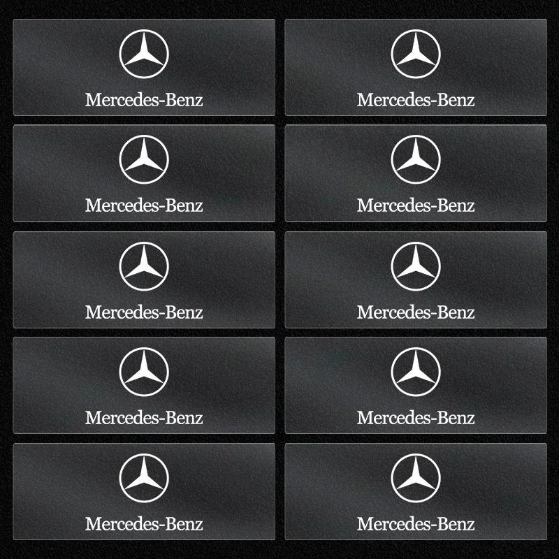 Car Emblem Logo Decorative Stickers Badge Decal Interior Styling For Mercedes Benz AMG A B C E S class GLA GLC CLA GLK GLE