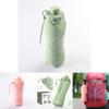 Compact And Convenient Folding Cup For On-the-go Hydration Silicone Material