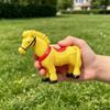 Squeaky Horse Squeeze Toy with Sound Soft Decompression Fidget for Kids Cute Cartoon Animal Figurine Fun Stress Relief Gift for Children