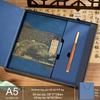 Premium Guochao Gift Set: Thick Custom Notebook for Business & Creative Meetings