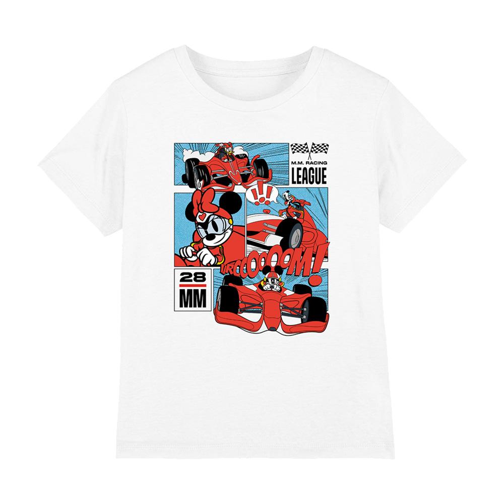 Disney Childrens/Kids Racing Mickey Mouse & Friends Comic T-Shirt