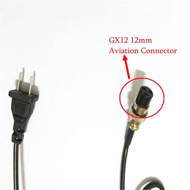 DC67.2V 2A Smart Lithium Battery Charger GX12 Aviation Connector For Self Balancing Skateboard Unicycle 16S 60V 10AH 12AH 20AH