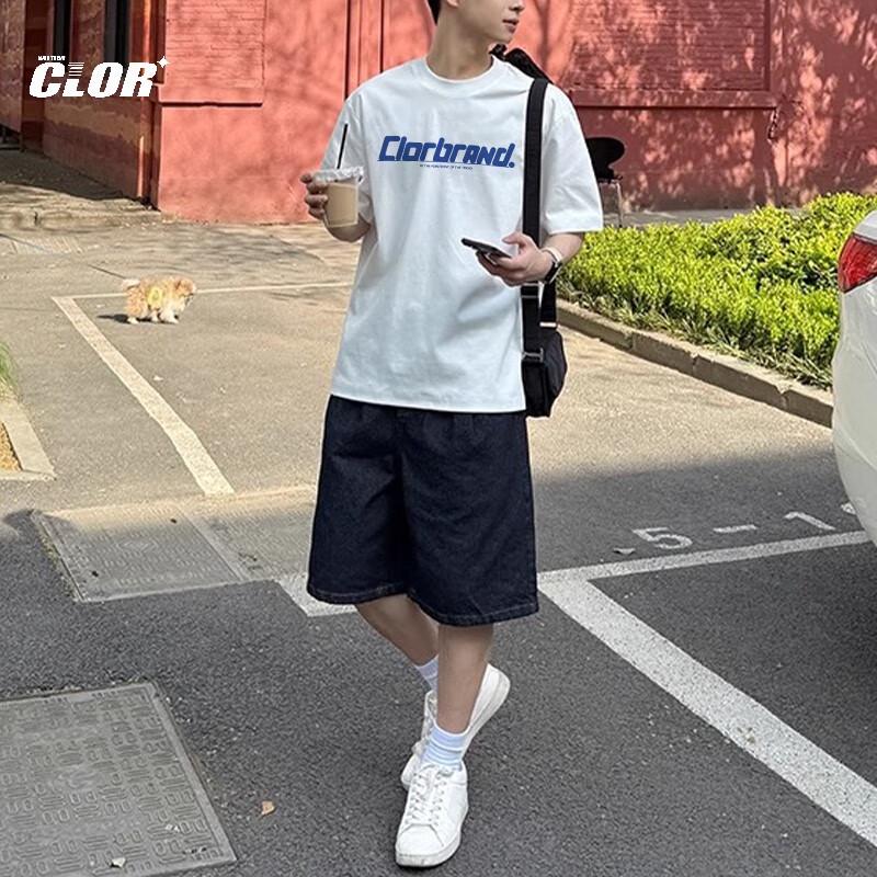 CLORT C007 Unisex Pure Cotton Loose-Fit T-Shirt