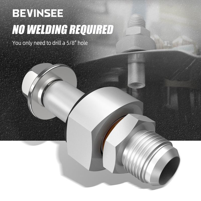 Universal Aluminum Alloy Fuel Tank Return Line Bung Kit-8AN