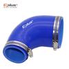 Blue Silicone Tubing Hose 90 Degrees Big To Small Connector Universal Car Intercooler Turbo Intake Pipe Coupler Multi Size