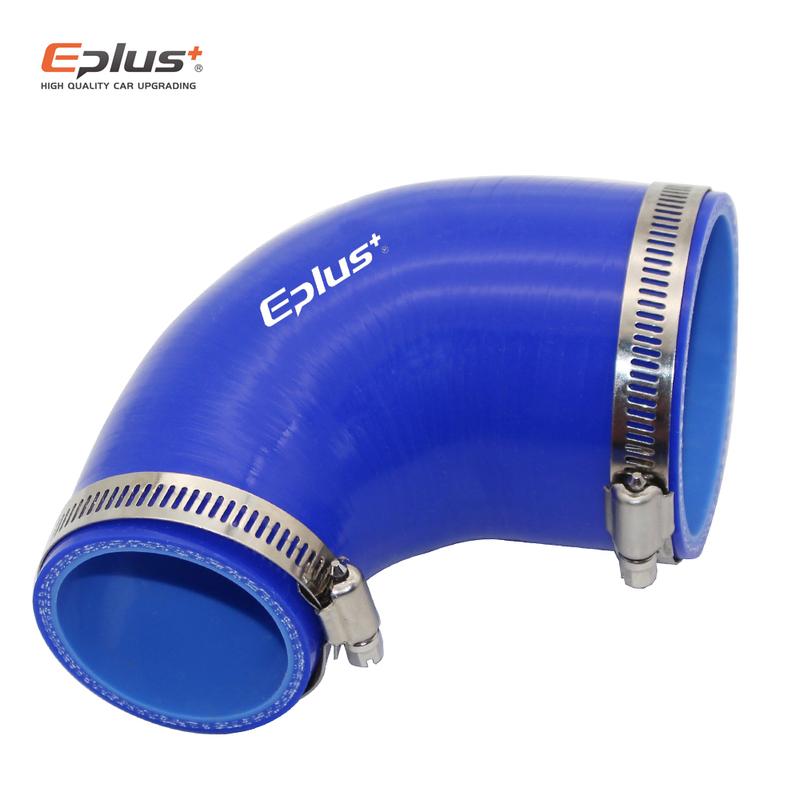 Blue Silicone Tubing Hose 90 Degrees Big To Small Connector Universal Car Intercooler Turbo Intake Pipe Coupler Multi Size