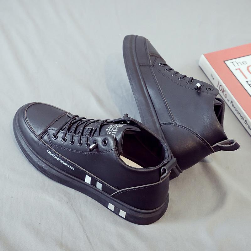 

Весняні новинки 2025 року, високі білі туфлі Tide, вірусні тренди, чоловіче взуття, універсальне повсякденне спортивне взуття для дошки, білі парусинові туфлі 44