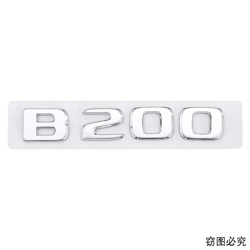 ABS Car Body Side Badge Letters Sticker Trunk Emblem for Mercedes O5 B180 B200 B220 B250 B260 Exterior Accessories YT5