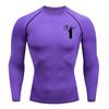 Comfortable Fitness T-shirt Men Guts Griffith Graphic Breathable Slim Fit Top Summer Gym Jogging Training Elastic Fitness Suit