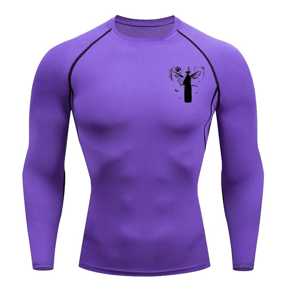 Comfortable Fitness T-shirt Men Guts Griffith Graphic Breathable Slim Fit Top Summer Gym Jogging Training Elastic Fitness Suit