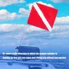 Bright Diving Alerts Markers Spools Reel Universals Large Scubas Diving Flags for Spearfishing Trip