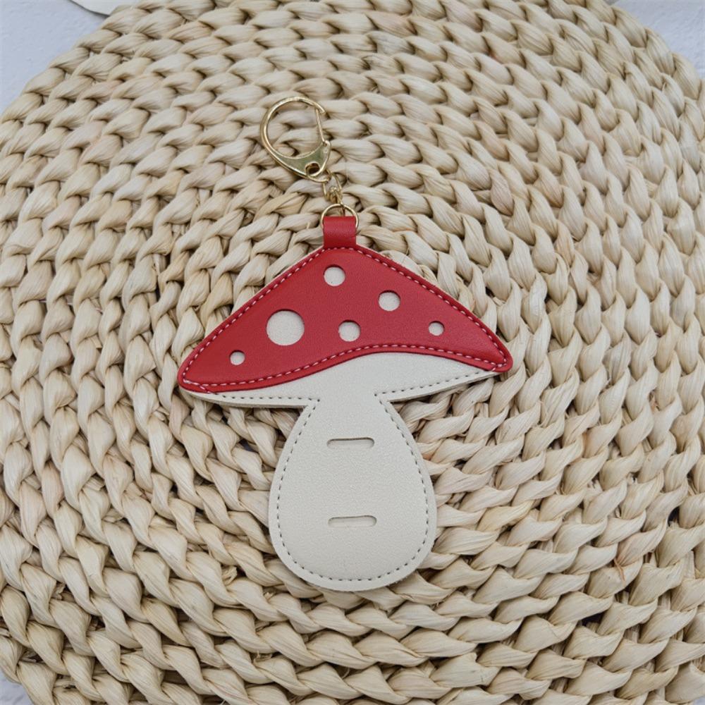 DIY Mushroom Shaped Keychain Hanger Sunglasses Holder Lovely Sunglasses Bag Bag Ornament