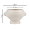 Ceramic Soup Bowl Restaurant Creative Lion Head Embossed Handle Bowl Dessert Bowls Snack Bowls Salad Bowls Home Tableware
