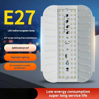 Foco LED IP65 resistente al agua con tungsteno y yodo para exteriores, iluminación potente, alta potencia