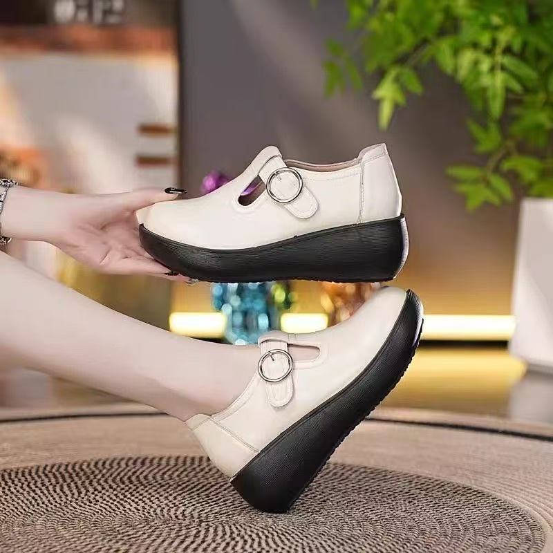 Scarpe da papà nuove autunno nuove scarpe suola morbida scarpe singole suola media e spessa scarpe da papà