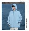 WASSUP Men's UPF50+ Ice Silk Sun Protection Jacket - Summer Cooling UV Shield Shirt