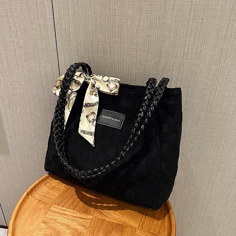 Spacious Vintage Canvas Tote Bag For Women 2023 Trendy Fashionable Shoulder Bag