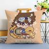 Cute DDigimon Adventure Cushion Cover Washable Linen Pillowcase Soft  for Sofa Bed Cozy Home Room Decor