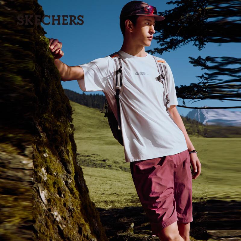 Skechers Men s Loose Fit Quick-Dry T-Shirt M 95