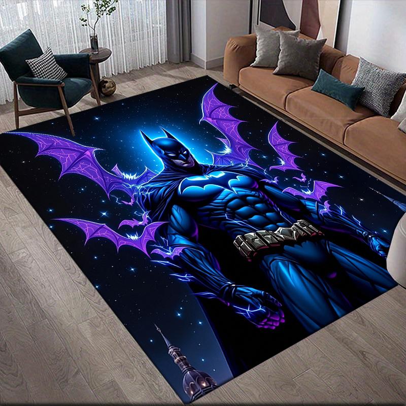 

Purple Batman Anti-Slip Rug, Rectangular Carpet for Home Bedroom & Game Room Decor 60x90cm