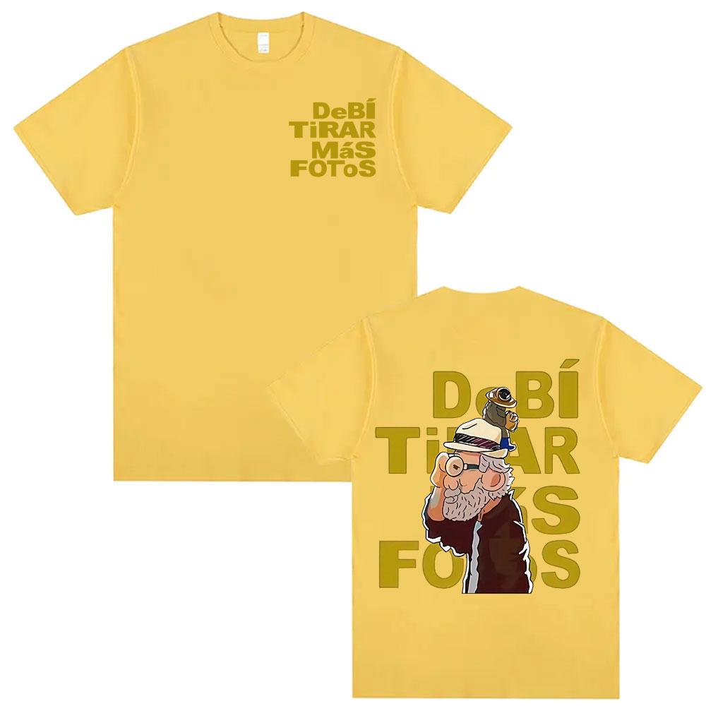 Bad Bunny Debi Tirar Mas Fotos DTMF Album T Shirt Men Women Harajuku Retro Classic Hot Sale T-shirts Short Sleeve Casual T-shirt